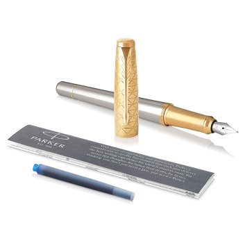 Ручка перьевая Parker Urban Premium F313, Aureate Powder GT